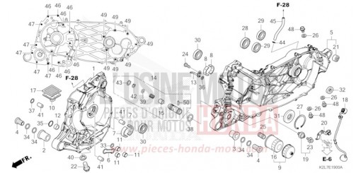 CARTER MOTEUR ADV350AP de 2023